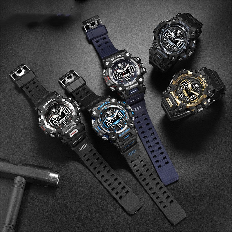 Cool Multi-functional Outdoor Luminous Electronic Watch