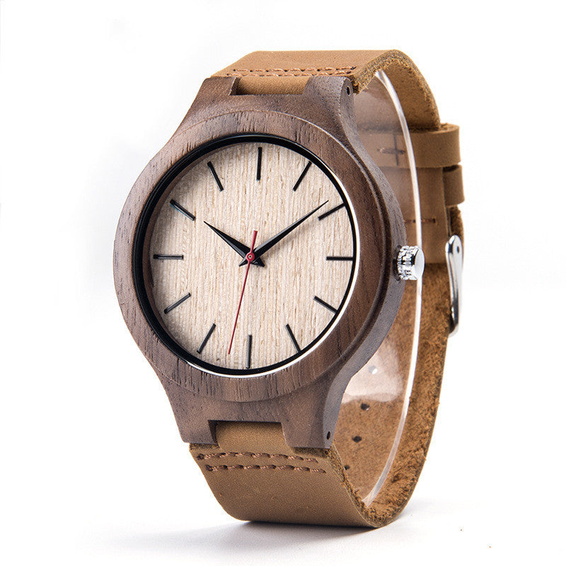 Wooden Watch In European And American Style