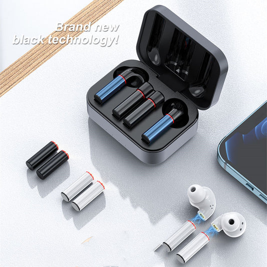 Magnetic Suction Bluetooth Headset With Long Standby Battery Life