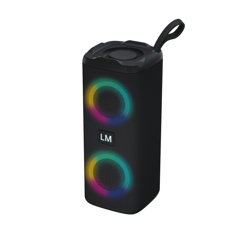 Bluetooth Dazzling Light Effect Dual Speaker Card USB Audio