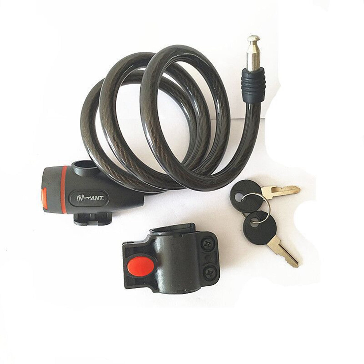 Bicycle Anti Theft Lock Mountain Bike Lock Cable with Key for Outdoor Riding Equipment