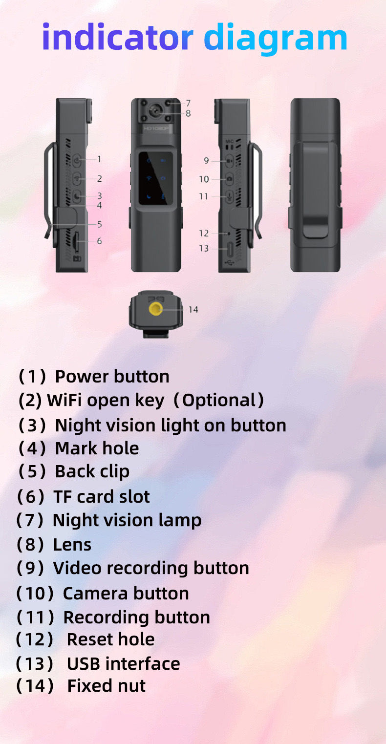 HD Sports Camera Dv HD Portable