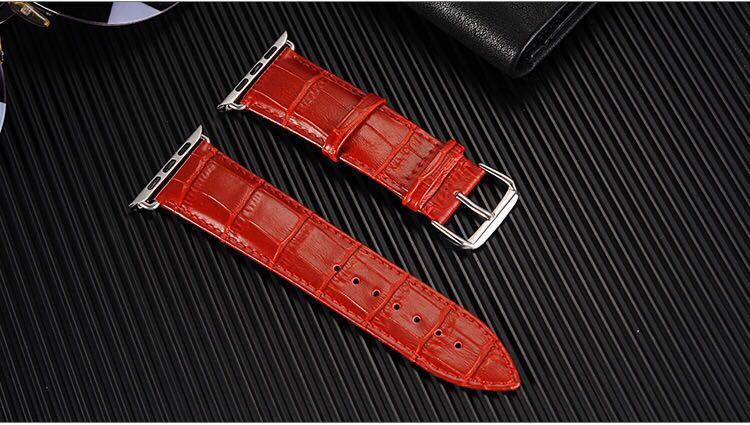 Bamboo Croc Leather Strap