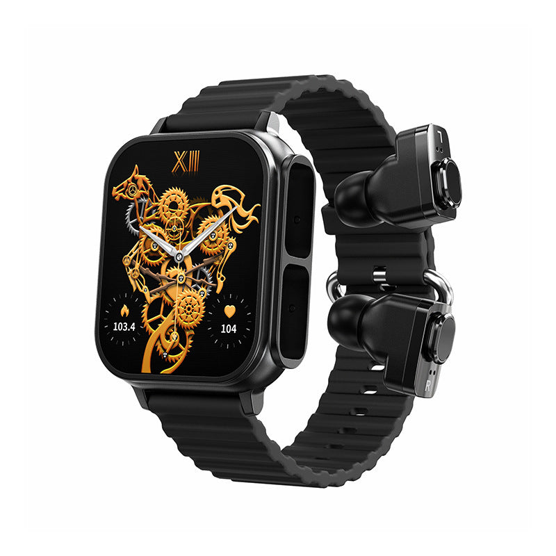 N22 Earphone Watch Two-in-one Sitting Heart Rate Health Monitoring Multi-sport Mode Smart Watch