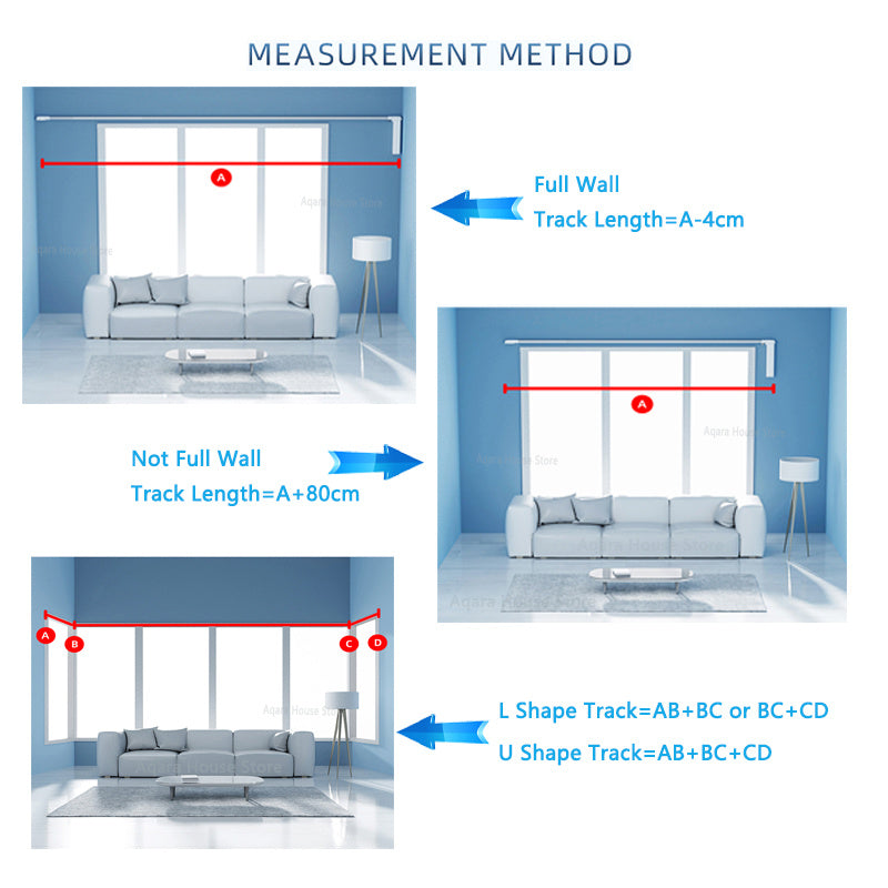 Smart Curtain Electric Lithium Battery Rechargeable Remote Voice Track