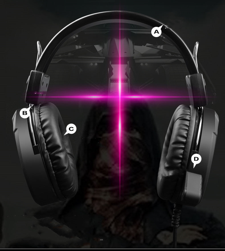 Gaming Headset With Microphone And Heavy Bass