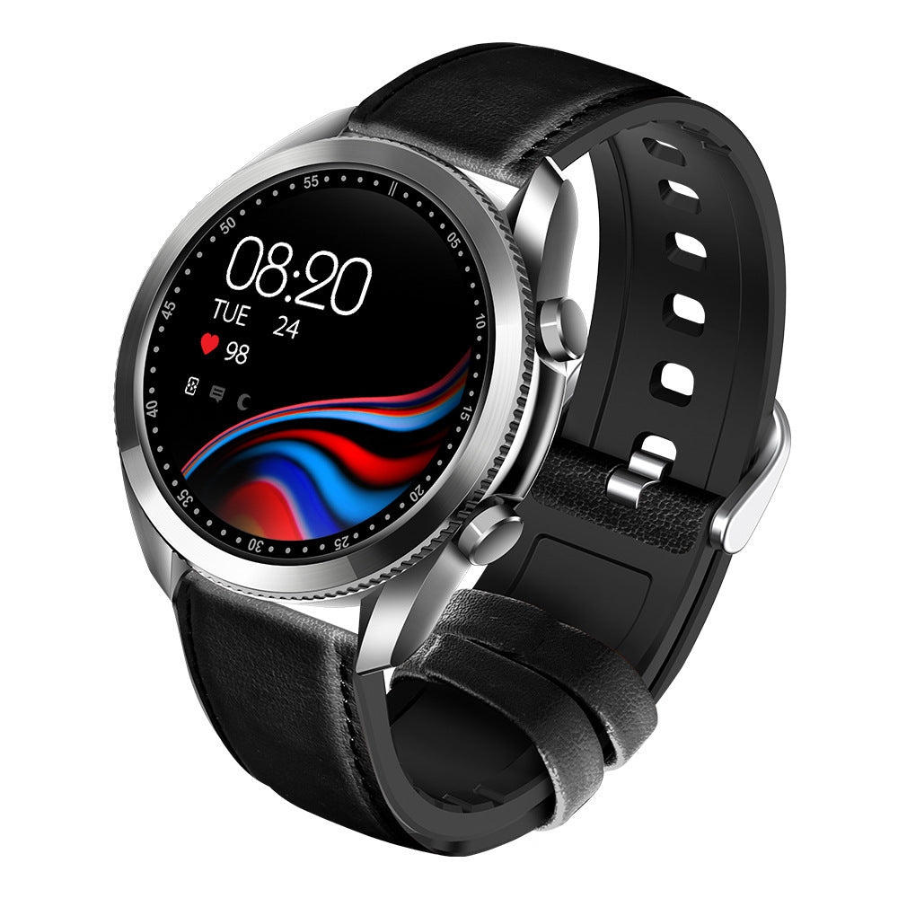 UM90 Smart Call Watch Sports Pedometer Heart Rate Metal Large Screen Bluetooth Watch