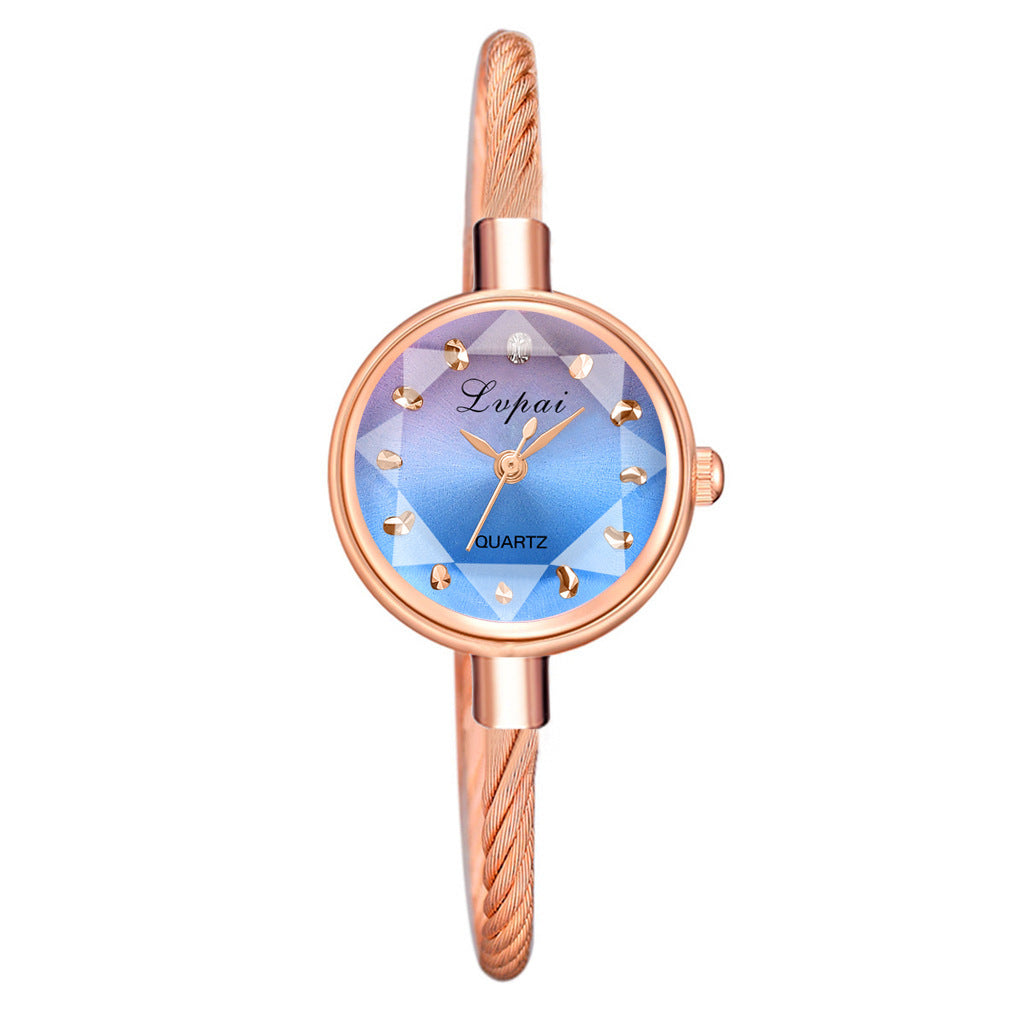 Gradient Color Ladies Watch Fashion All-match Quartz Watch