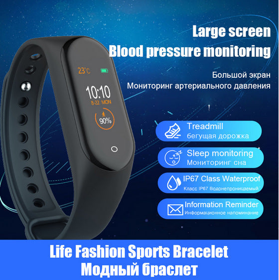 Smart Band Wristband Heart Rate Blood Pressure Sports