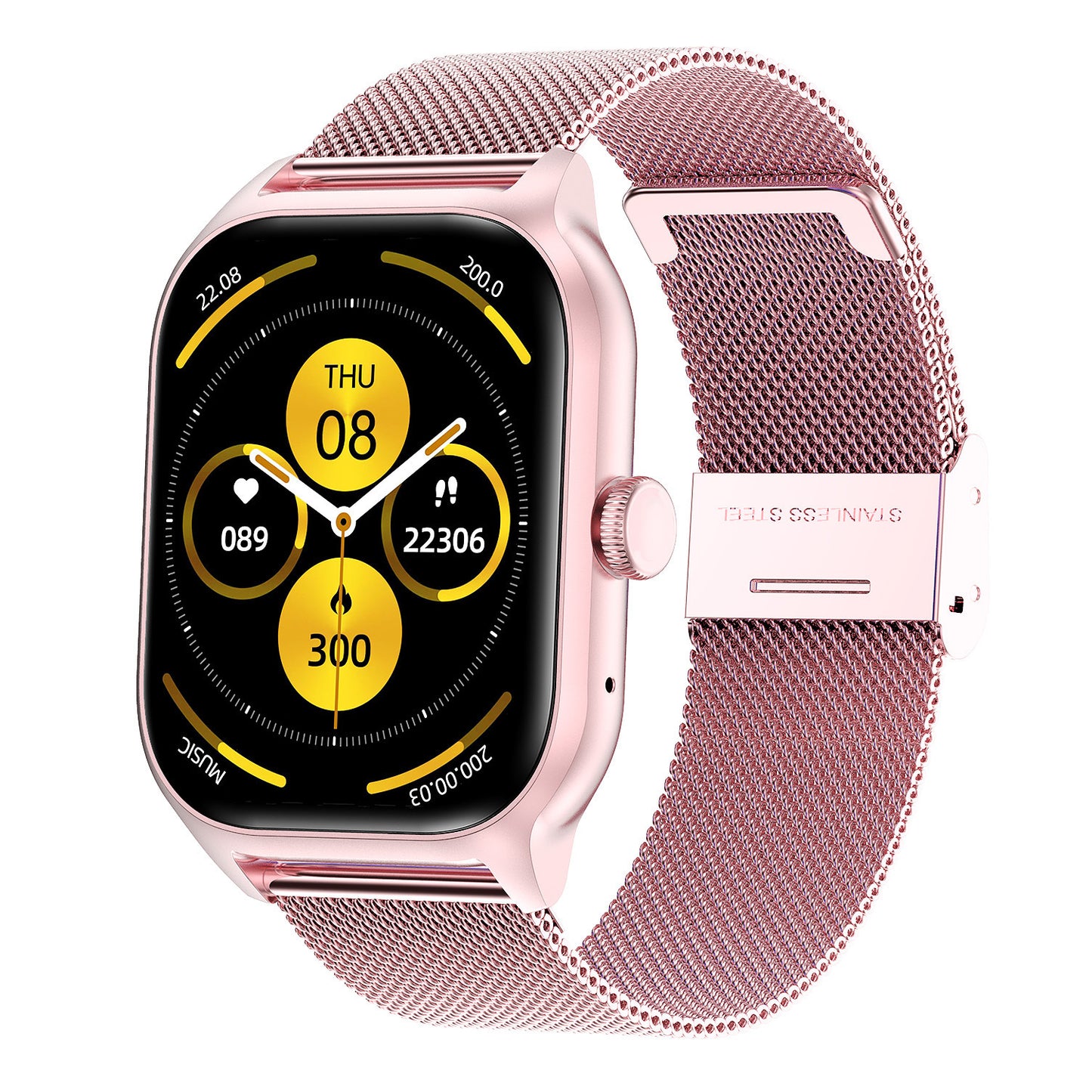 Multifunctional Bluetooth Calling Heart Rate Blood Pressure Sleep Monitoring Sports Health LT10 Smart Watch