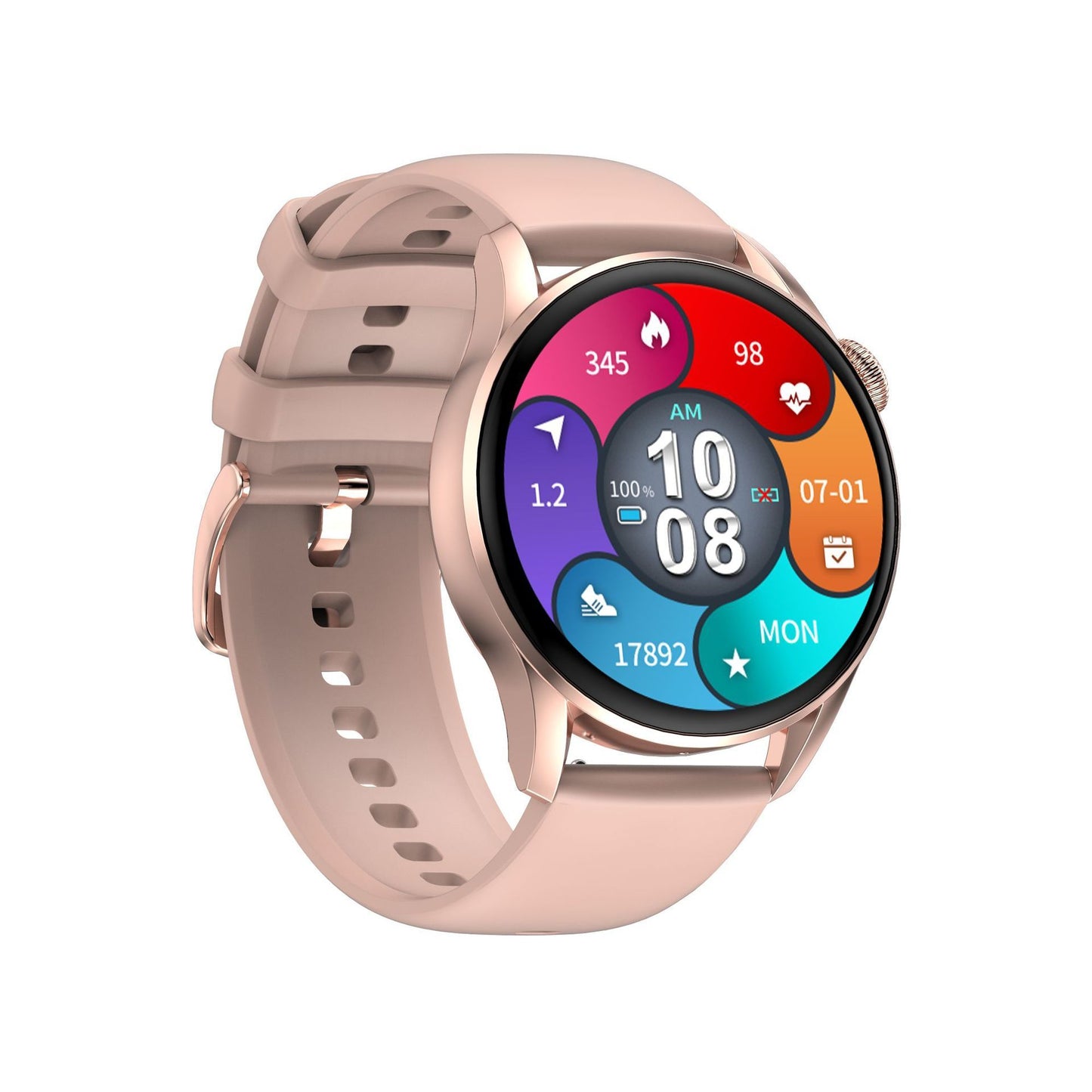 Wireless Charging Split Screen Display Dial Bluetooth Call Smart Watch