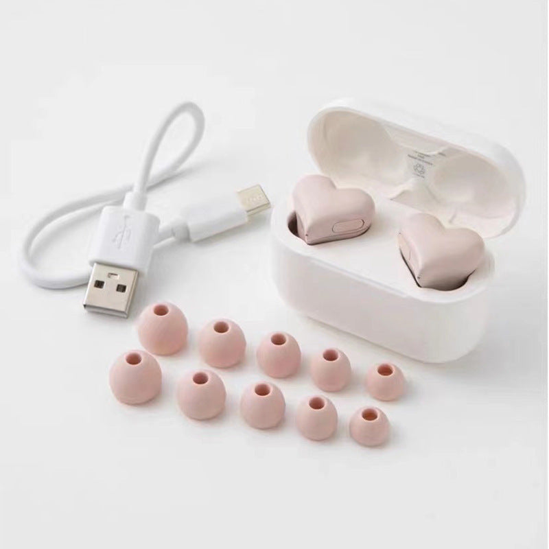 Heart Shaped Earphone Love Girl In Ear