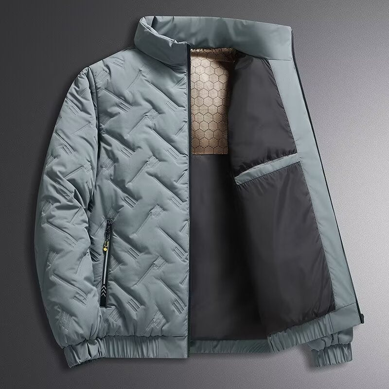 Winter Cotton-padded New Loose Cotton Warm Coat Men's Clothes