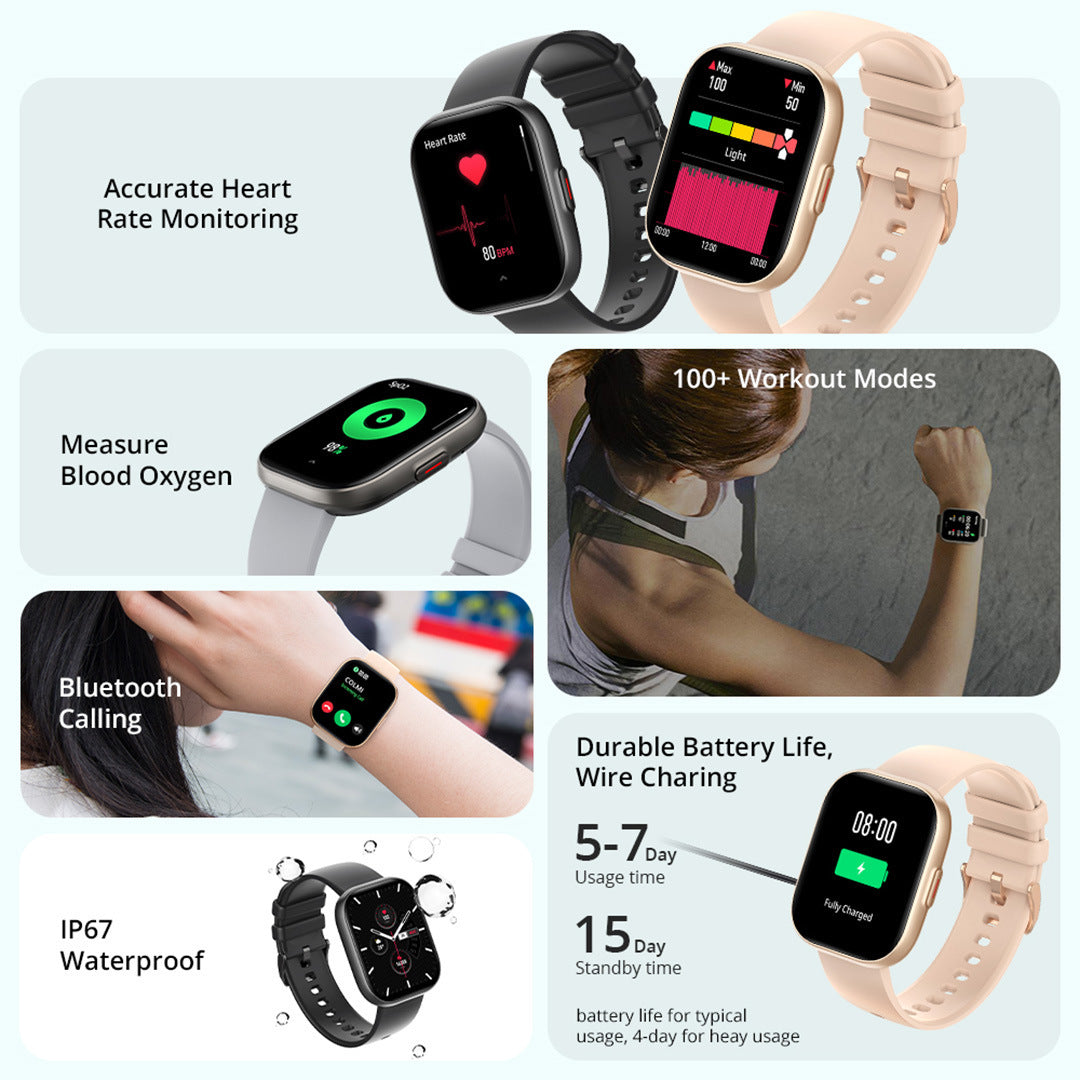 High-end Heart Rate Meter IP68 Call Smart Watch