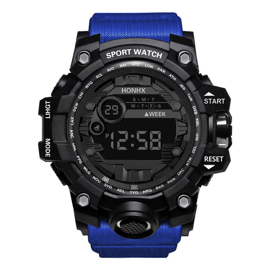 Men's Student Multi-function Electronic Watch