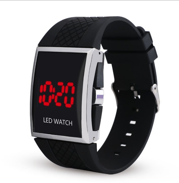 Student Sports Aviation LED Women's Fashion PU Leisure LED Watch Women's Watch