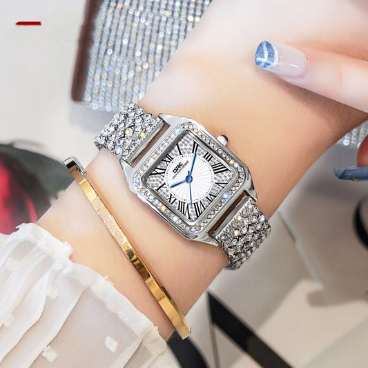 Antique Diamond Waterproof Quartz Watch Lady