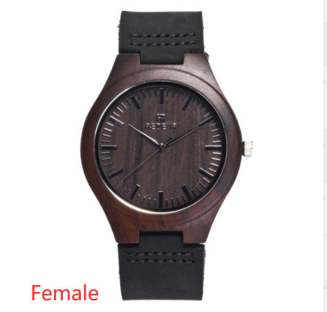 Ebony Quartz Watch