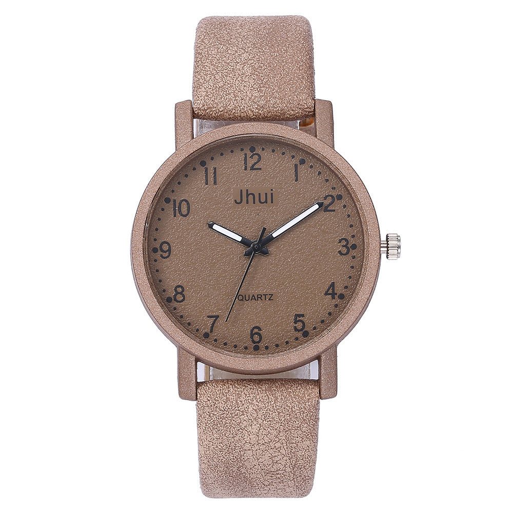 Frosted Digital Ladies Casual Belt Watch Fashion Quartz Watch