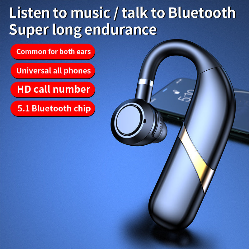 X9 Hanging Ear Business Bluetooth Headset Waterproof Single Ear