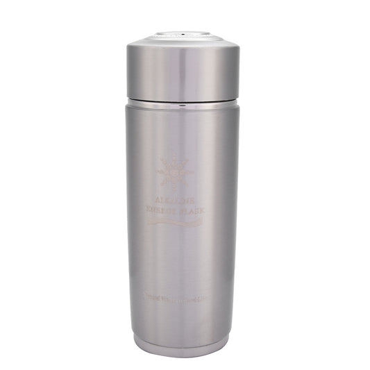 Stainless Alkaline Water Bottle Portable Nano Balance Bio Energy Lonizer Cup Flask(Silver)