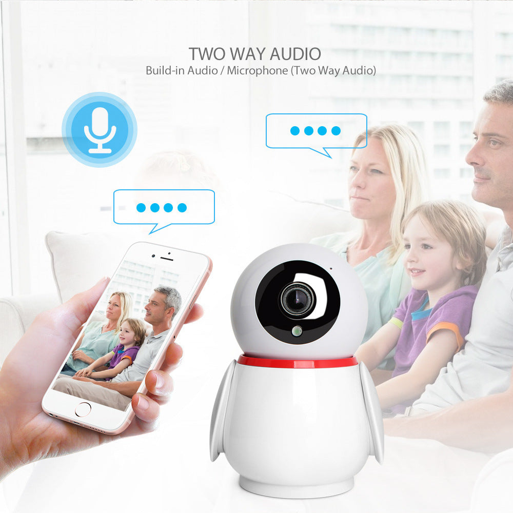 360 Panoramic Camera Mobile Phone Remote Wireless Wifi High-definition Night Vision Monitoring Home