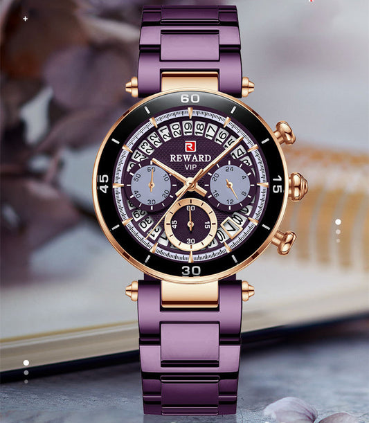 Sports Couple Women's Luminous Waterproof Ladies Quartz Watch