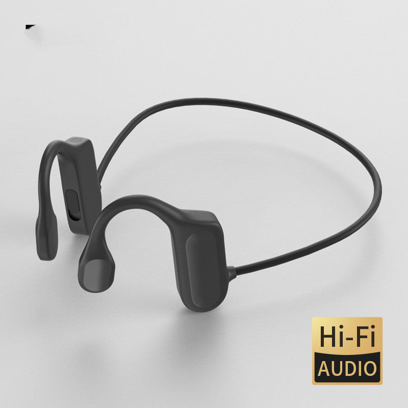 Bone Conduction Concept Bluetooth Headset, Ear-mounted Non-ear Movement