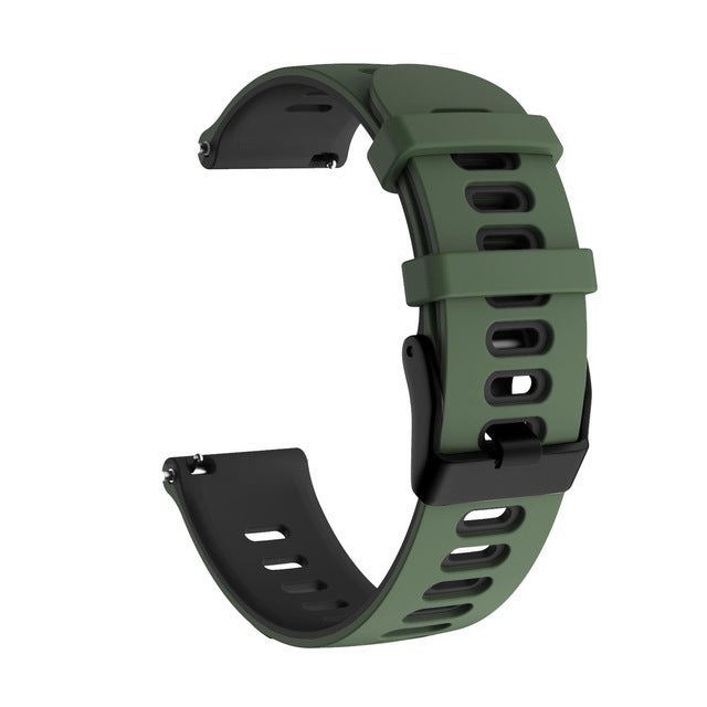 20mm 22mm Two-color Silicone Strap