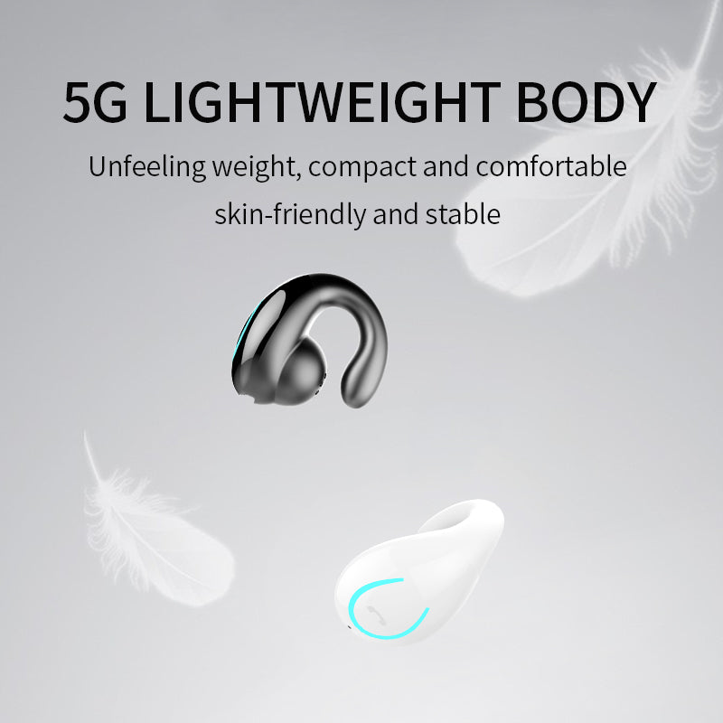 Single Ear Clip On Stereo True Wireless Earphones