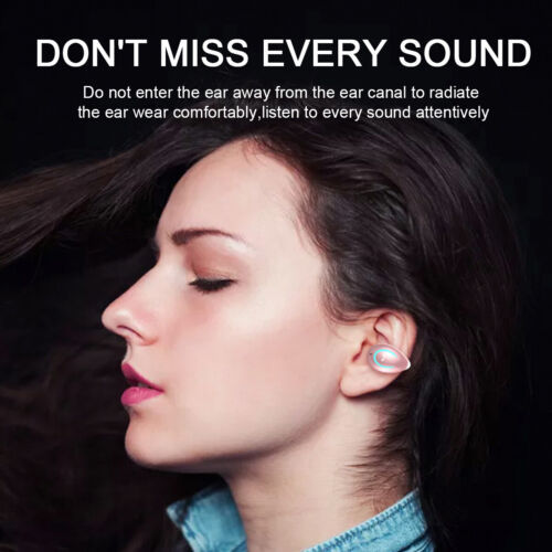 Bone Conduction Headset Bluetooth 5.0 Wireless Outdoor Semi-in-Ear Headphones US