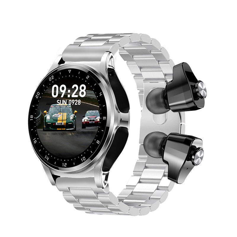 GT66 Smart Watch TWS 2-in-1 Bluetooth HD Voice Call