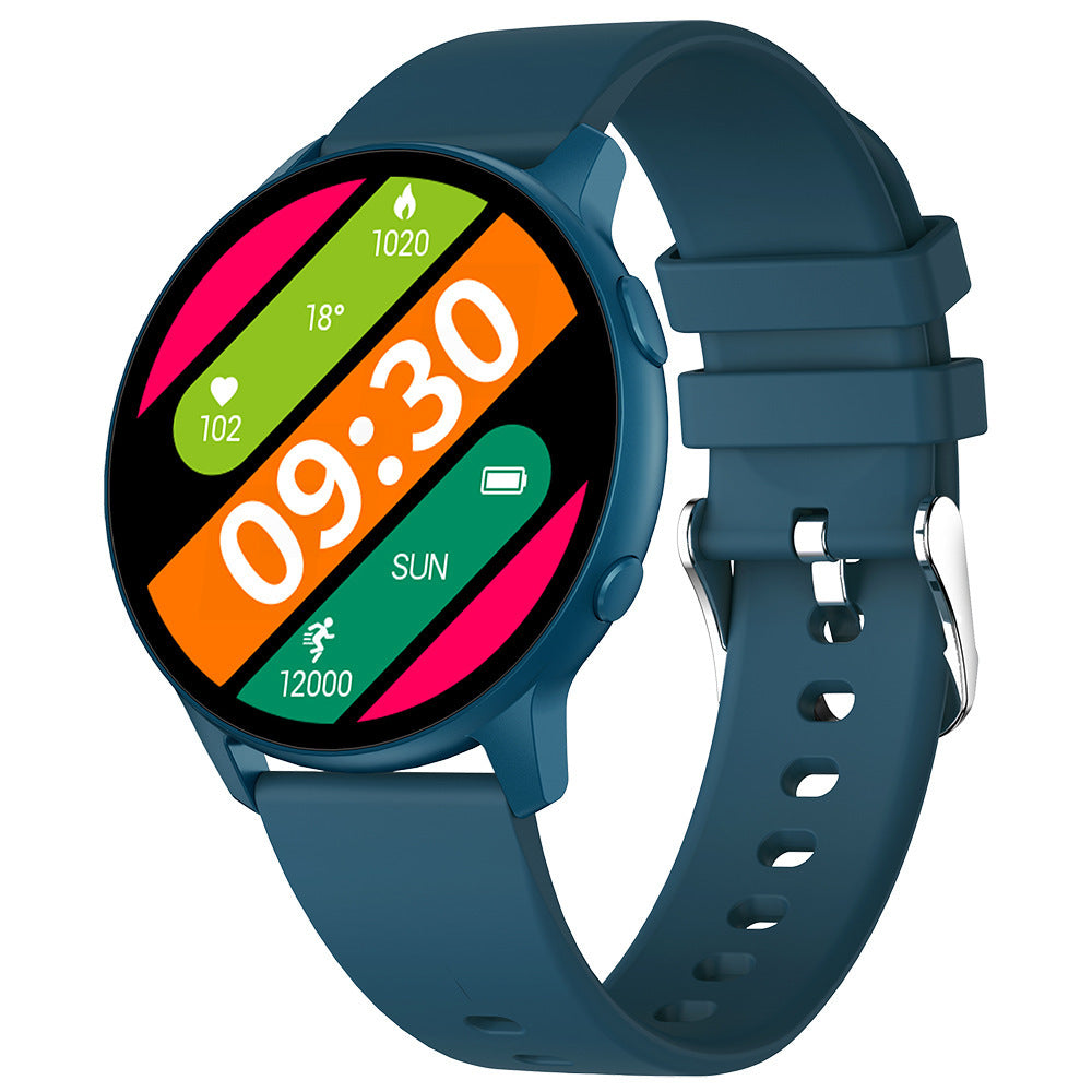 Smart Watch 1.28 Full Circle Full Touch Heart Rate Pedometer And Blood Pressure Multi-sports Mode