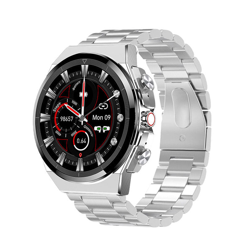 2-in-1 Bluetooth Talking Heart Rate Monitoring Smartwatch