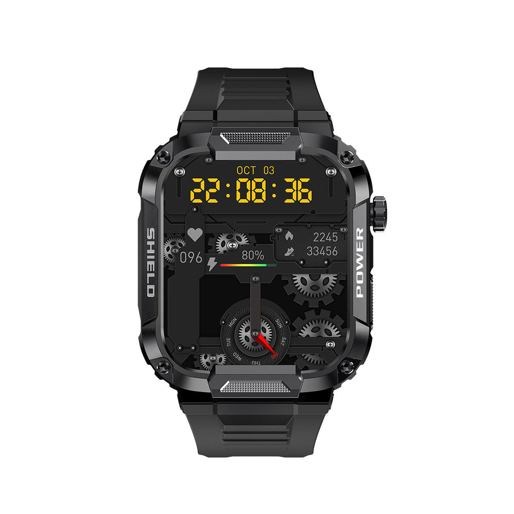 Smart Outdoor Three-proof Watch Dual-mode Call Bluetooth Outdoor Waterproof Multi-function Watch