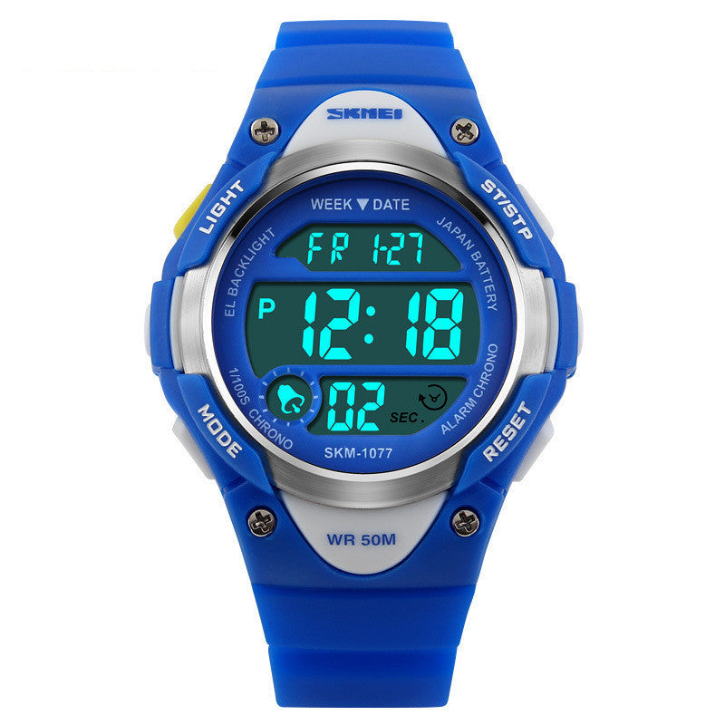 Outdoor Children's Sports Electronic Watch Deep Waterproof