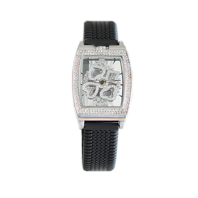 Ladies Fashion Waterproof Flower Diamond Watch