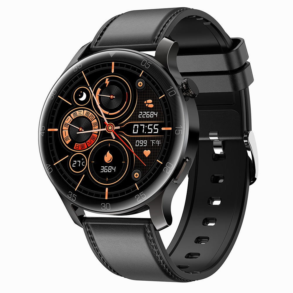 Oxygen Blood Pressure Heart Rate Monitoring Waterproof Smart Watch