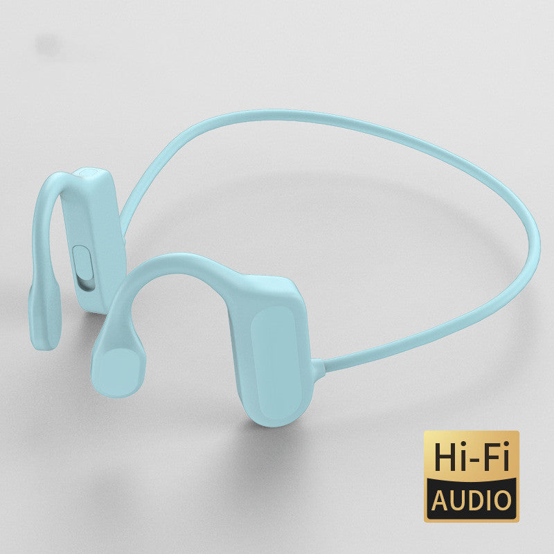 Bone Conduction Concept Bluetooth Headset, Ear-mounted Non-ear Movement