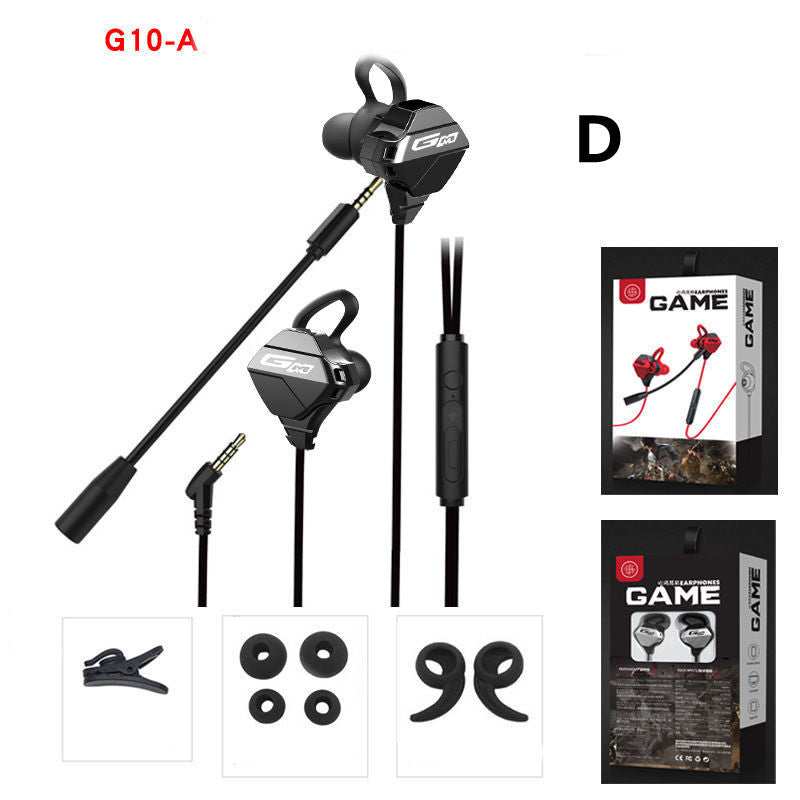 In-ear Subwoofer Gaming Headset With Microphone