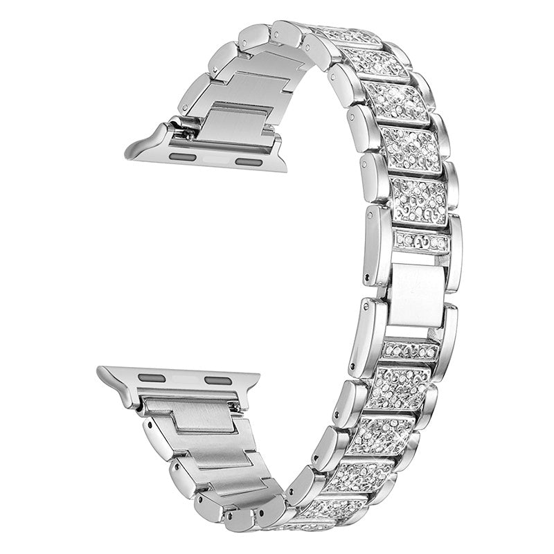 Diamond Bracelet Stainless Steel Metal Watchband