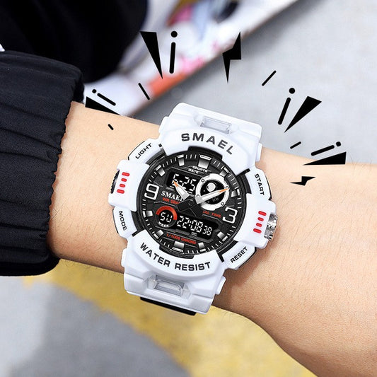 Multi-functional Waterproof Watch For Male And Female Students