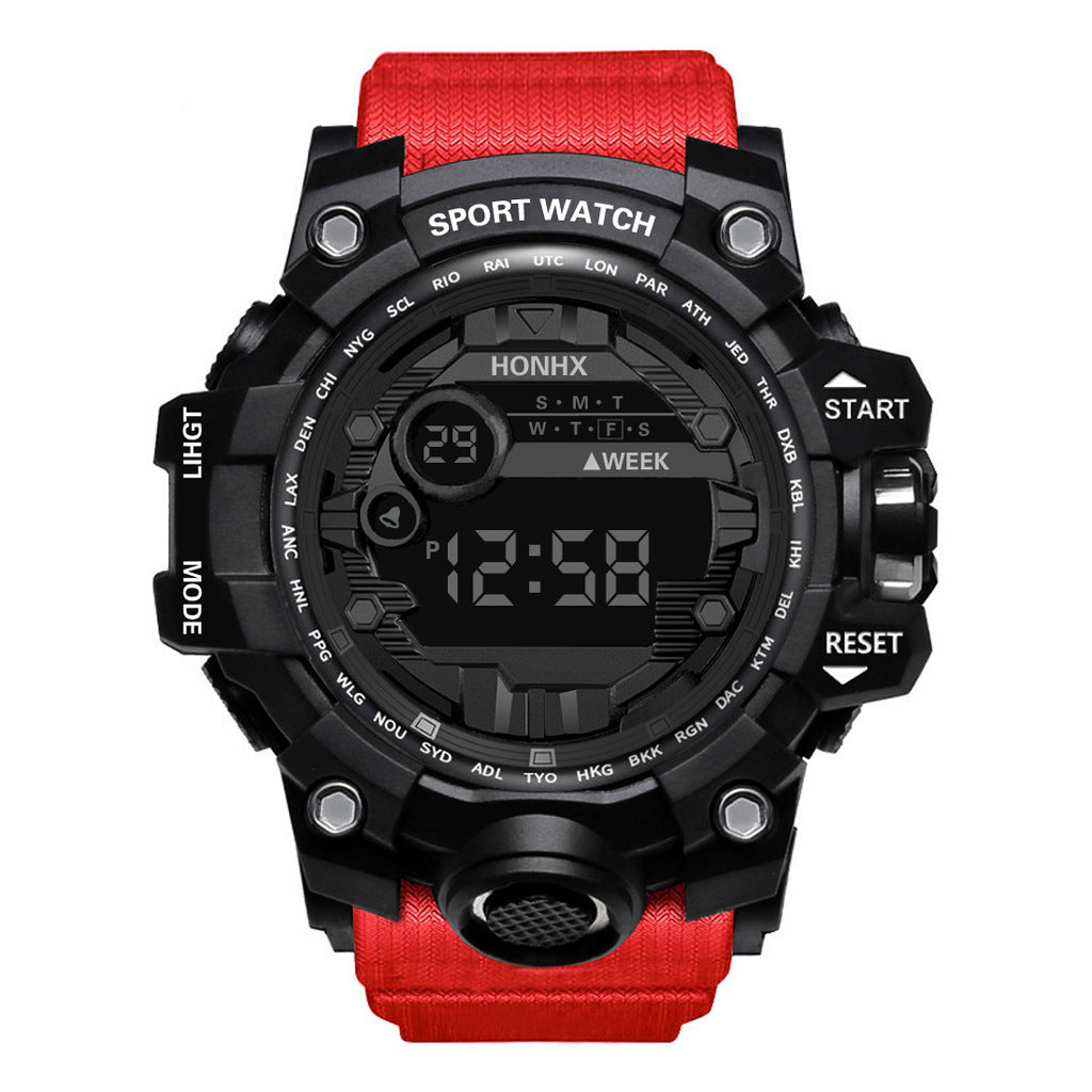 Men's Student Multi-function Electronic Watch