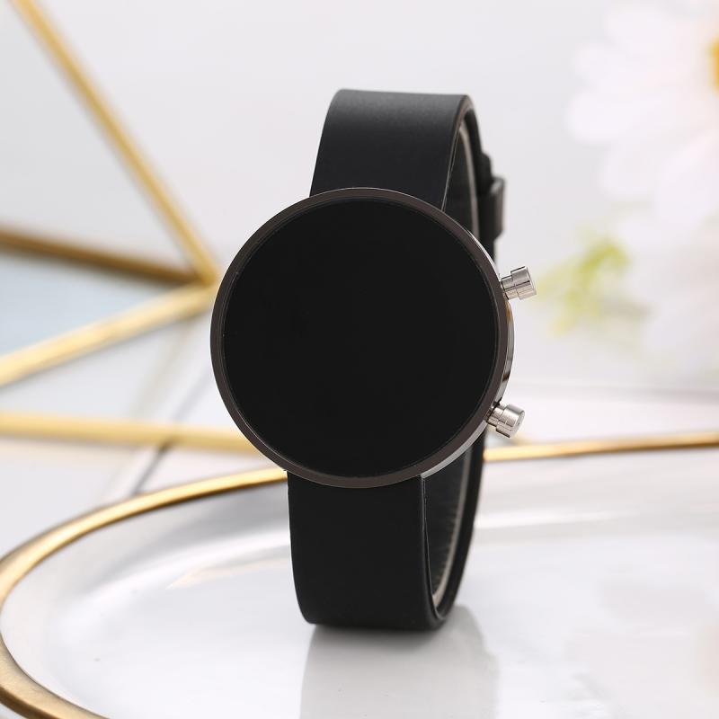 Round LED Cute Fashion Casual Metal Electronic Watch