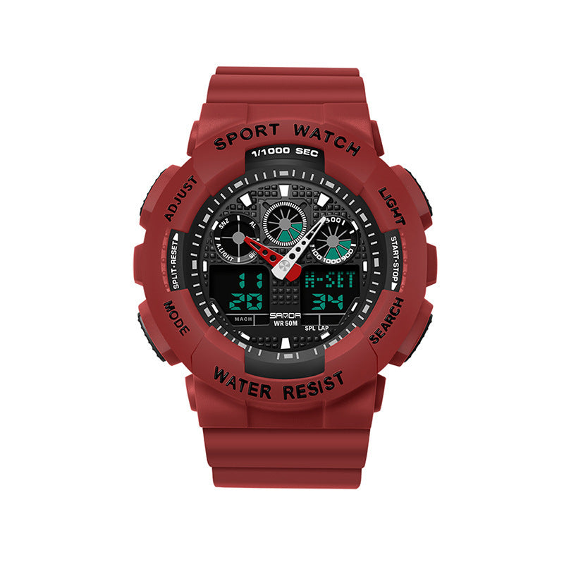 Outdoor Waterproof Multifunctional Sports Electronic Watch