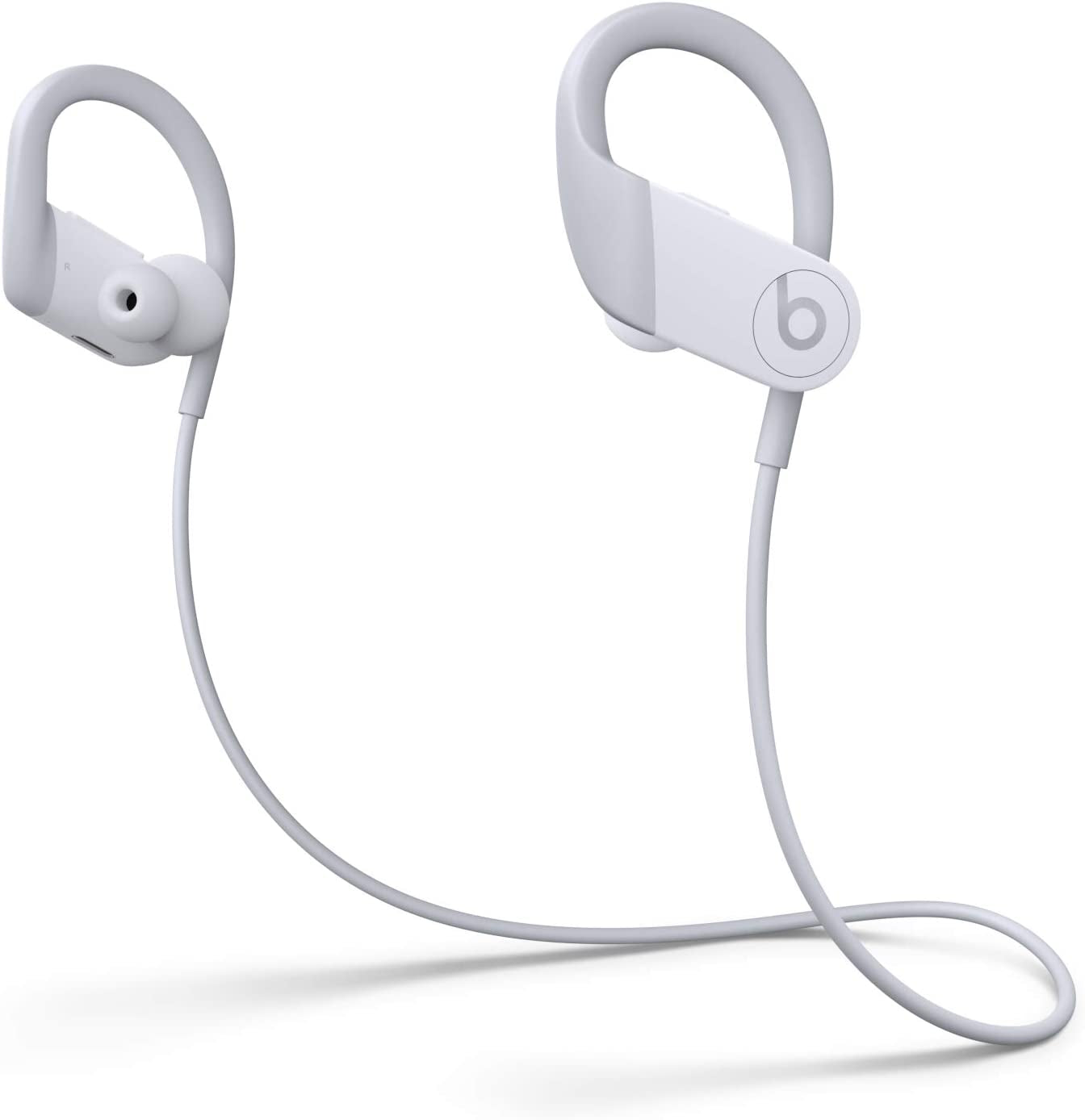 Power High-Performance Wireless Earbuds - Apple H1 Headphone Chip, Class 1 Bluetooth Headphones, 15 Hours of Listening Time, Sweat Resistant, Built-In Microphone - White