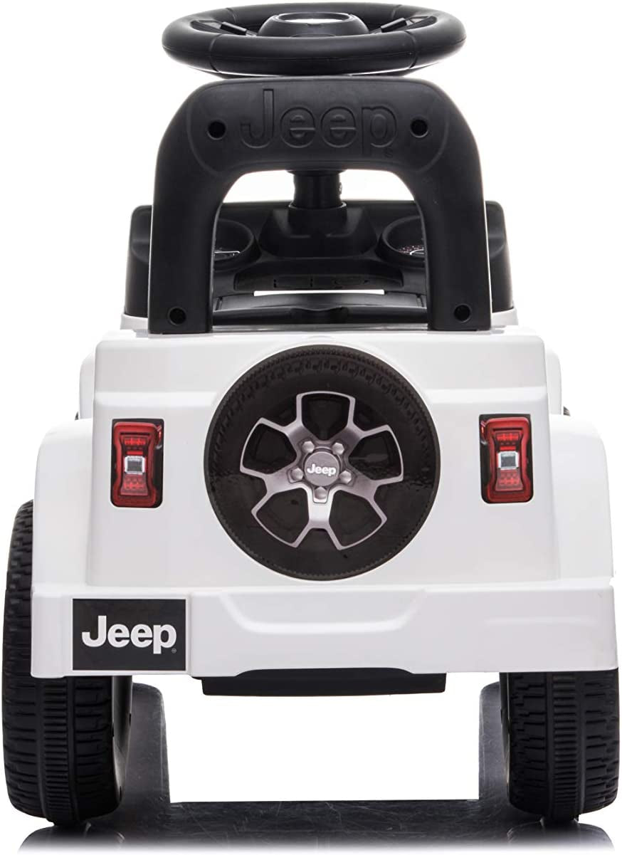 Jeep Rubicon Push Car, White