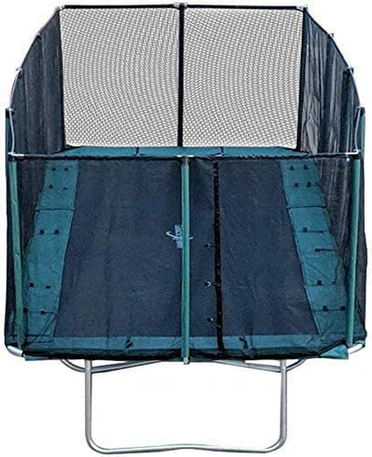 - Galactic Xtreme Commercial Grade Rectangle Trampoline 10X17 - Gymnastics Trampoline with Net Enclosure - Large Trampoline for Backyard Heavy Duty 750Lbs Jumping Capacity