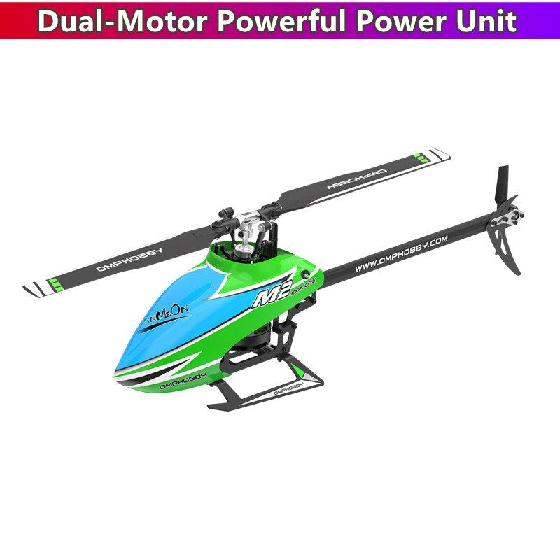 Dual Brushless Direct Drive RC Helicopter 6-CH 3 Flight Modes High-Precision Control All-Metal Steering Gear Toys for Children