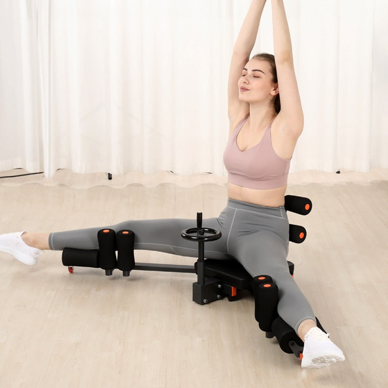 Fitness One Word Horse Trainer Unisex Leg Ligament Stretcher Split Machine for Home Yoga Ballet Dance Exercise Training Equipmen